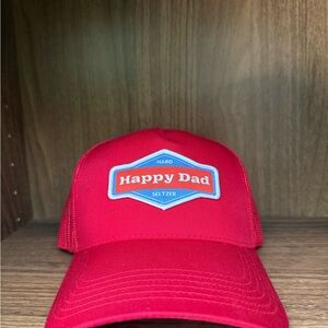 Red Happy Dad Seltzer Cap